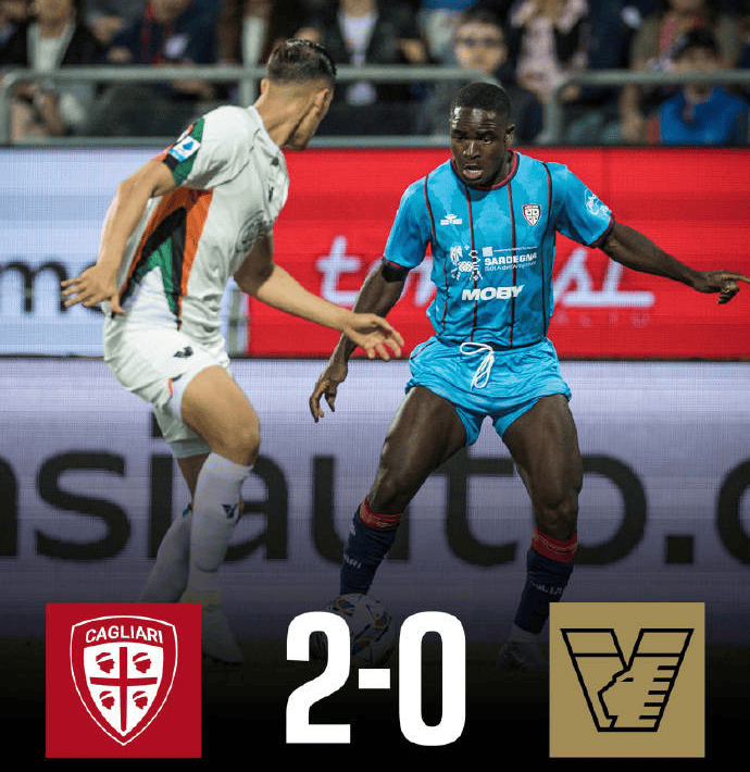 包含卡利亚里球队狂取胜利，展现强大实力的词条