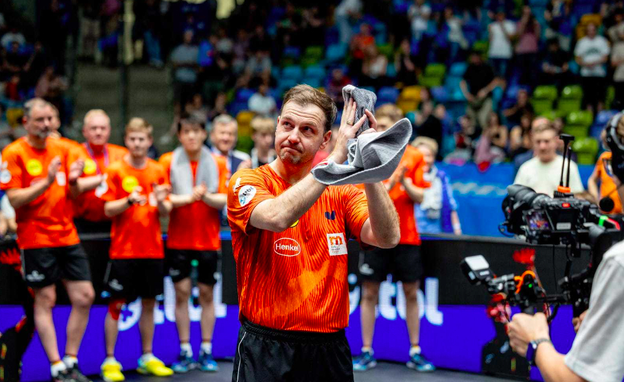 关于波兰乒乓球队力克德国乒乓球队，波尔送出助攻的信息